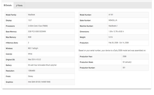 lookup mac serial number