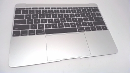MacBook 12" Retina Top Case with Keyboard, Silver, Mid 2017