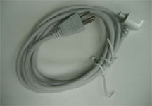 White Brick Style Power Cord Extension for Apple Adapter