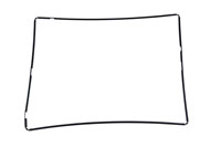 iPad 3rd and 4th Gen Rubber Trim, Black 