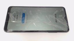 Samsung Galaxy A03s SM-A037U Cellphone (Black 32GB) T-Mobile CRACKED GLAS
