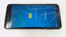 Motorola Moto E6 XT2005-3 (Blue 16GB) Metro PCS BROWN STAINS & CRACKED GLAS