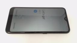 Samsung Galaxy A01 SM-A015AZ (Black 16GB) Cricket BADLY SCRATCHED