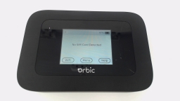  Orbic Speed 5G UW R500L5 Verizon 5G LTE Data Hotspot CRACKED GLAS/NO REAR