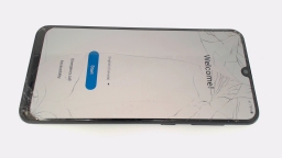Samsung Galaxy A50 SM-A505W (Gray 64GB) Bell Mobility CRACKED GLAS & CAMERA