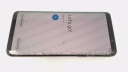 Samsung Galaxy S9 SM-G960U1 64GB Verizon BAD BOARD/FAINT BURN/CRACKED GLAS