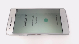 LG Optimus LGMS210 Cellphone (Silver 16GB) Metro PCS BADLY SCRATCHED