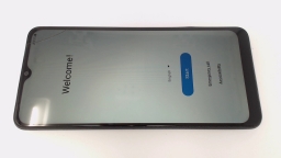 Samsung Galaxy A03s SM-A037U 32GB Boost CRACKED GLAS/FAINT BROWN STAINS