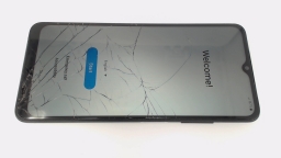 Samsung Galaxy A03s SM-A037U Cellphone (Black 32GB) MetroPCS- GLAS CRACKED