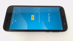 Blu View 2 B131DL Cellphone (Black 32GB) Tracfone- SCRATCHES