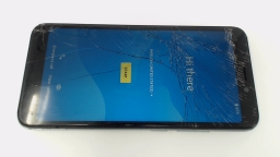 Cricket Debut Smart SL101AE Cellphone (Green 32GB) CRACKED GLAS & CAMERA