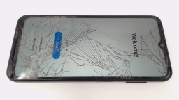 Samsung Galaxy A14 5G SM-A146U Cellphone Black 64GB MetroPCS CRACKED GLAS/WEAR
