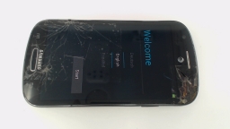 Samsung Galaxy Express SGH-i437P Cellphone (Black 8GB) AT&T CRACKED GLAS