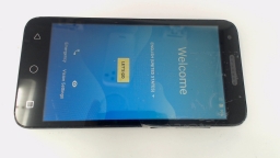 Alcatel Raven A574BL Cellphone (Black 16 GB) Tracfone CRACKED GLAS