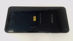 Motorola G Pure XT2163DL Cellphone (Blue 32GB) Tracfone CRACKED TOP RIGHT