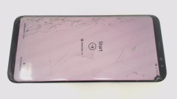 Samsung Galaxy S8+ SM-G955U (Blue 64GB) Verizon CRACKED GLAS/BURN/SPOT