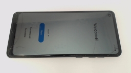 Samsung Galaxy A21 SM-A215U (Black 32GB) Sprint CRACKED GLAS/BRIGHT SPOTS