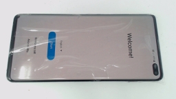 Samsung Galaxy S10+ SM-G975U (Black 128GB) AT&T CRCKED GLAS/SPOT/BURN