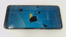 REVVL 4+ Cellphone (Black 64GB) Assurance Wireless CRACKED GLAS & LCD/BENT