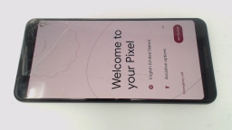 Google Pixel 3 G013A (Black 64GB) Unlocked Single Sim CRACKED GLAS