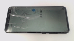Samsung Galaxy A11 SM-A115U Cellphone (Black 32GB) Metro CRACKED GLAS