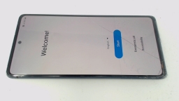 Samsung Galaxy S20 FE 5G SM-G781U (Blue 128GB) AT&T CRACKED GLAS/NICKED EDGES