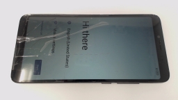 TCL Ion V T607DL Cellphone (Black 32GB) Tracfone CRACKED GLAS & CAMERA