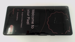 Google Pixel 6 G9S9B Cellphone (Black 128GB) Verizon CRACKED GLAS