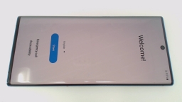Samsung Galaxy Note 10+ SM-N975U Cellphone (Blue 256GB) Verizon FAINT BURN
