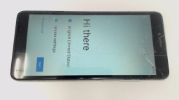 Uno Premier Pro Cellphone (Silver 16GB) Unlocked Dual Sim CRACKED GLAS