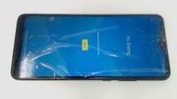 AT&T Motivate Max U668AA Cellphone (Blue 32GB) AT&T Prepaid CRACKED GLAS/WEAR