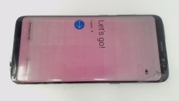 Samsung Galaxy S8 SM-G950U (Black 64GB) T-Mobile CRACKED GLAS/DARK BURN