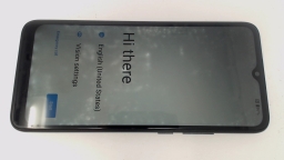 AT&T Motivate 4 SL112A (Black 32GB) Cellphone SCRATCHED GLAS/WATER DAMGE