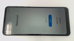 Samsung Galaxy A21 SM-A215U (Black 32GB) Metro SCRATCHED FRONT/CRACKED CAMERA
