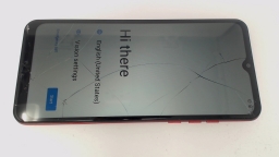 Vortex ZG65H (Red 32GB) Locked to Unknown Carrier Dual Sim CRACKED GLAS