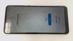 Samsung Galaxy A21 SM-A215U 32GB T-Mobile CRACKED GLAS/CAM/BROWN STAINS