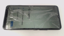 Vortex HD65 Ultra Cellphone (Black 32GB) Locked to Unknown Carrier GLAS CRACKED
