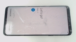 Samsung Galaxy S9+ SM-G965U Cellphone (Black 64GB) Verizon CRACKED GLAS/BURN
