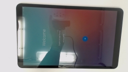 LG G Pad 5 LM-T600MS 10.1" Tablet (Silver 32GB) T-Mobile CRACKED GLAS