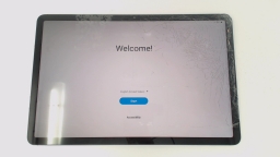 Samsung Galaxy Tab S7 11" Tablet SM-T870 256GB Wifi CRACKED GLAS/BRIGHT SPOTS