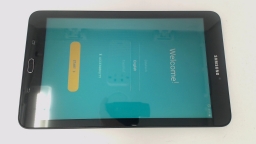Samsung Galaxy Tab E 8" Tablet SM-T377A (Black 16GB) AT&T GLAS NICE