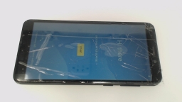 Cloud Mobile Stratus C7 Cellphone (Black 16GB) TruConnect CRACKED GLAS