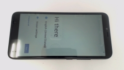 Foxx A55 Cellphone (Blue 16GB) Locked to Unknown Carrier Single Sim NICE GLAS