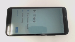 Foxx A56 Cellphone (Black 16GB) Locked to Unknown Carrier CRACKED REAR CAMERA