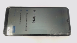 Vortex ZG65H (Black 32GB) Locked to Unknown Carrier CRACKED GLAS/BROWN STAINS