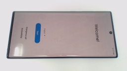 Samsung Galaxy Note 10+ SM-N975U Cellphone (Blue 256GB) Verizon BURN