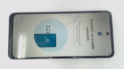 Motorola Moto G Power 5G XT2311DL 128GB Tracfone CRACKED GLAS/BROWN STAINS