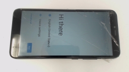 Foxx A56 (Black 16GB) Locked to Unknown Carrier Single Sim- CRACKED GLAS