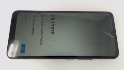 Vortex A24 32GB Locked to Unknown Carrier CRACKED GLAS/BAD TOUCH/BROWN STAINS