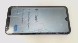 Sky Elite G63 Cellphone (Purple 32GB) Unlocked Dual Sim CRACKED GLAS